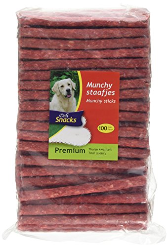 Delisnacks Thai Munchy Sticks, 9/10 mm, 100 Stück, rot von Beeztees