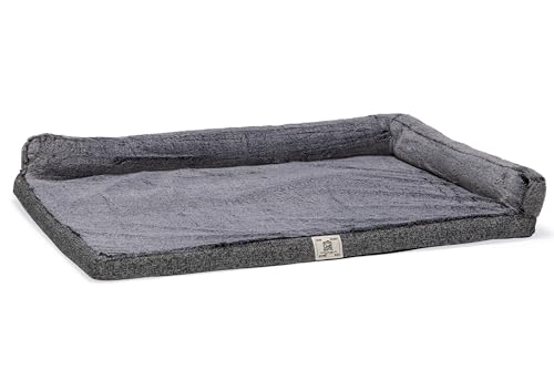 Beeztees Nano Chill Kuzzi, Orthopädisches Käfigkissen, Grau, 106 x 69 x 5 cm von Beeztees