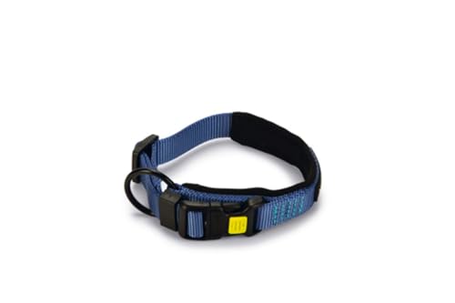 Beeztees Parinca Premium - Hundehalsband - Nylon - blau - 30-35 cm x 20 von Beeztees