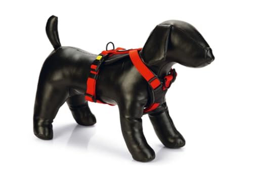 Beeztees Parinca Premium Y-Geschirr - Hundegeschirr - Nylon - schwarz - von Beeztees