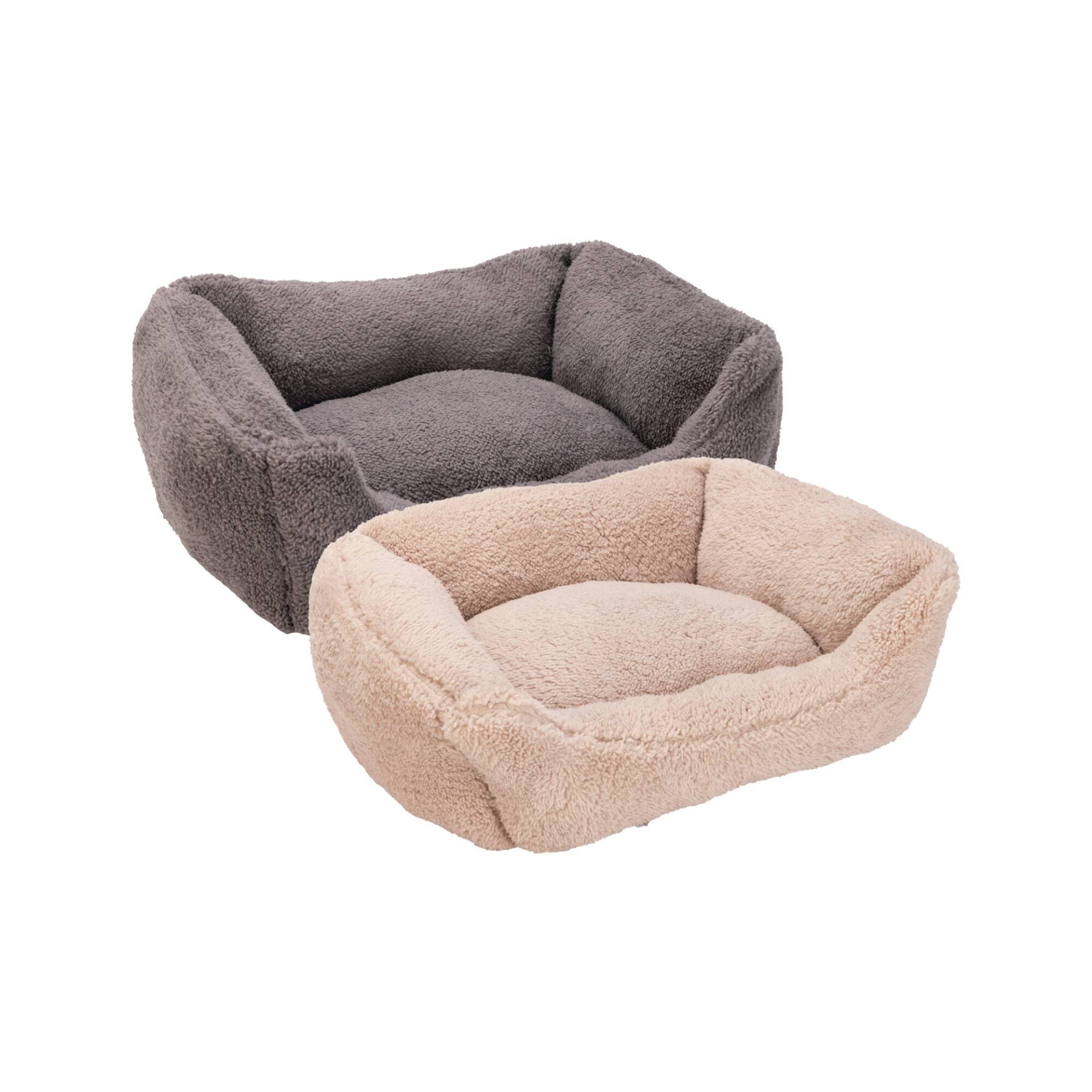 Beeztees Plüsch-Katzenbett Kadi - Grau - 47 x 37 x 18 cm Beeztees Plüsch-Katzenbett Kadi - Grau - 47 x 37 x 18 cm von Beeztees