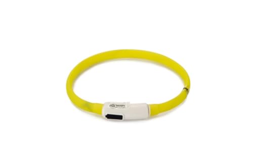 Beeztees Safety Gear Dogini - Hundehalsband - USB - Gelb - 35x10 cm von Beeztees