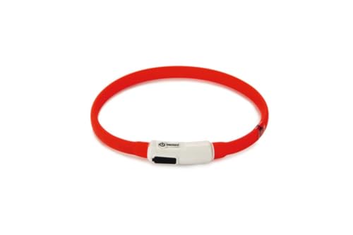 Beeztees Safety Gear Dogini - Hundehalsband - USB - Rot - 35x10 cm von Beeztees