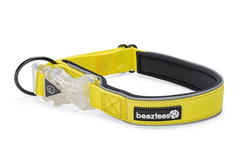 Beeztees Safety Gear Parinca Premium, Hundehalsband, LED, Nylon - Beeztees Safety Gear Parinca Premium, Hundehalsband, LED, Nylon - von Beeztees