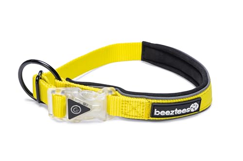 Beeztees Safety Gear Parinca Premium, Hundehalsband, LED, Nylon - Beeztees Safety Gear Parinca Premium, Hundehalsband, LED, Nylon - von Beeztees
