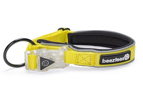 Beeztees Safety Gear Parinca Premium, Hundehalsband, LED, Nylon - Beeztees Safety Gear Parinca Premium, Hundehalsband, LED, Nylon - von Beeztees