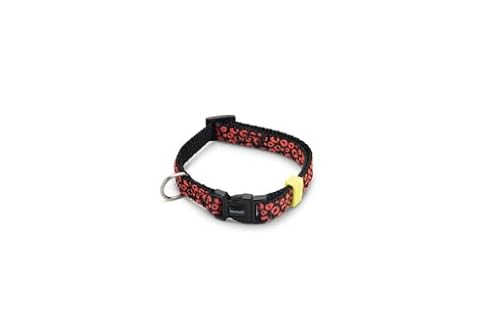 Beeztees Scribbles - Hundehalsband - schwarz - 20-30 cm von Beeztees