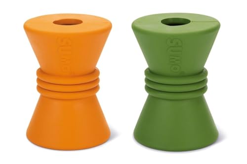 Beeztees Sumo Play Diabolo L: 10 cm B: 7 cm H: 7 cm Orange von Beeztees