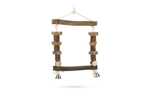 Beeztees Tomi Schaukel - Vogelspielzeug - Holz - 45 cm von Beeztees