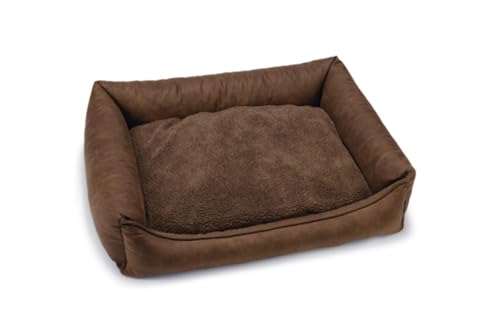 Beeztees Uma - Orthopädisches Hundebett - Braun - 100x80x23 cm von Beeztees