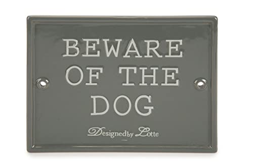 DBL CERAMIC SIGN "BEWARE OF THE DOG" 20 X 16 X 1 CM von Beeztees