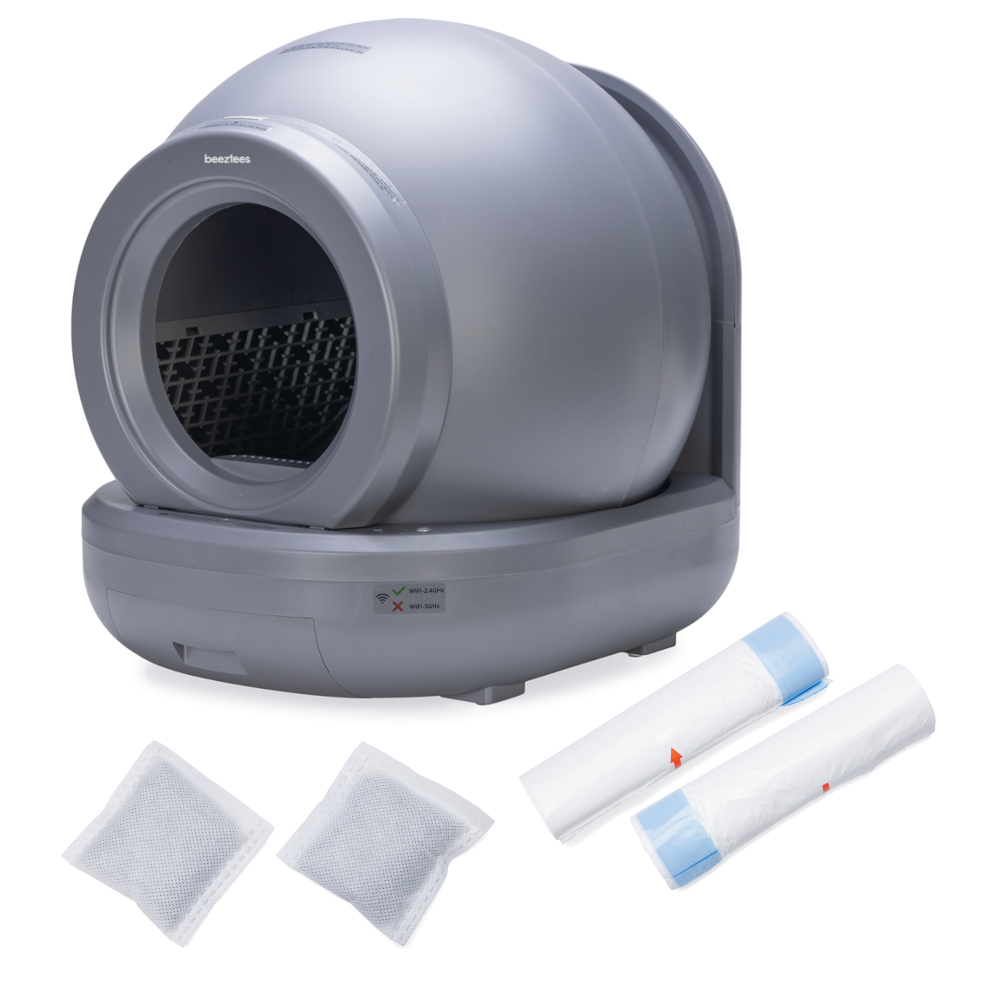 beeztees Automatische Katzentoilette Moeza - Startset: Katzentoilette + 12 Katzenstreubeutel + 10 Filter beeztees Automatische Katzentoilette Moeza - Startset: Katzentoilette + 12 Katzenstreubeutel + 10 Filter von Beeztees