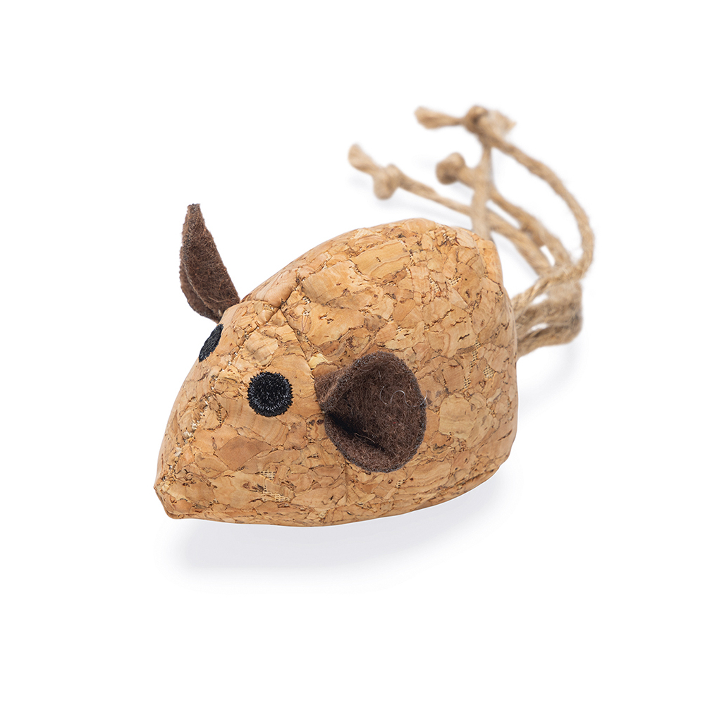 beeztees Catnip Katzenspielzeug Kork-Maus Reinie - L 16 x B 6 cm beeztees Catnip Katzenspielzeug Kork-Maus Reinie - L 16 x B 6 cm von Beeztees