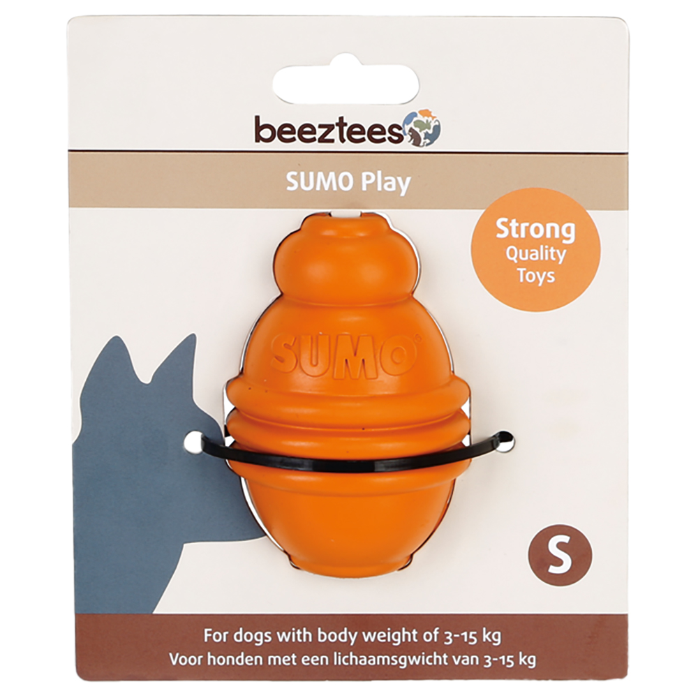 beeztees Hundespielzeug Sumo Play - Größe S: Ø 6 x H 8 cm von Beeztees