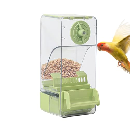 Befeixue Automatischer Papageifutter, Vogelkäfig -Feeder | Lecksehelte Sparrows Food Feeder,Vogelkäfigzubehör Lebensmittelspender für Kolibris, Robins, Spatzen und Chickadees von Befeixue