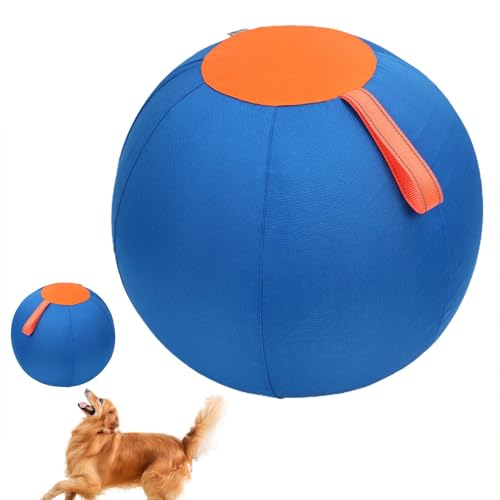 Befeixue Herding Ball Für Hunde | Große Aufblasbare Bälle Hundespielzeug | Outdoor Border Collie Spielzeugball | Verschleißfester Aufblasbarer Ball Für Hunde | Interaktiver Hundeball Mit Luftpumpe von Befeixue