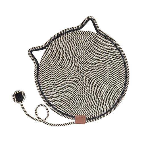 Befeixue Horizontaler Für Katzen - Runder Boden Kratzteppich Mit Ball Spielzeug,Zubehör Möbelschutz Mit Ösen Für Wand Couch - Für Wohnzimmer Schlafzimmer Teppichboden Ecke Befeixue Horizontaler Für Katzen - Runder Boden Kratzteppich Mit Ball Spielzeug,Zubehör Möbelschutz Mit Ösen Für Wand Couch - Für Wohnzimmer Schlafzimmer Teppichboden Ecke von Befeixue