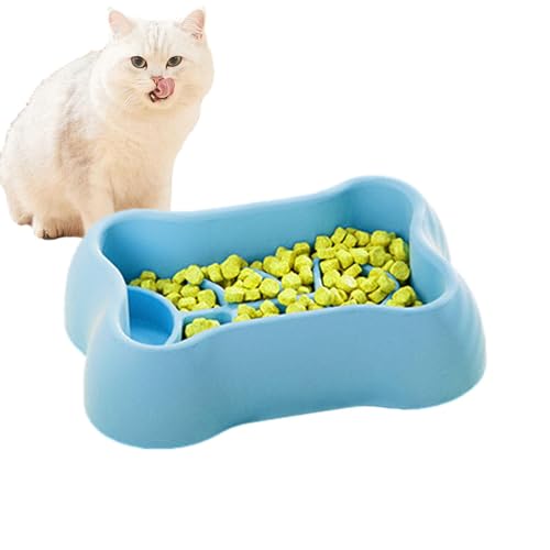 Befeixue Hundefutternapf Slow Feeder,Slow Eating Hundefutternapf, Anti-Erstickungs-Napf aus Silikon mit Saugnapf, Slow Feeder-Hundenäpfe für eine gesunde Ernährung, Katzen-Puzzle-Futternapf, Pet Maze von Befeixue