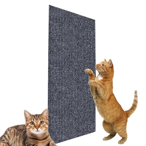 Befeixue Kratzbrett für Katzen, Katzenkratzbrett - Cat Scratcher Kratzunterlage,Möbelschutz, an der Wand montierter Kratzbaum, zuschneidbares Kratzpad, Kratzbrett für Haustiere von Befeixue