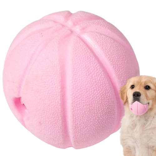 Befeixue Leckerliball für Hunde, Hundeball-Leckerli-Spender - Unzerstörbares Hundespielzeug - Interaktiver Leckerbissenball, quietschendes Hundespielzeug zur Bereicherung, Futterausgabe-Hundespielzeug von Befeixue