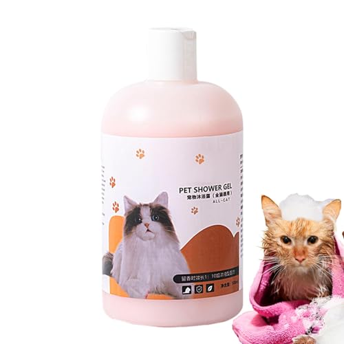 Befeixue Professionelles Hundeshampoo,Natürliches Hundeshampoo - 500 ml Katzenshampoo Haustierduschgel Feuchtigkeitscreme | Sicheres Haustierbad, natürliches Haustiershampoo für Haustiere und Katzen von Befeixue