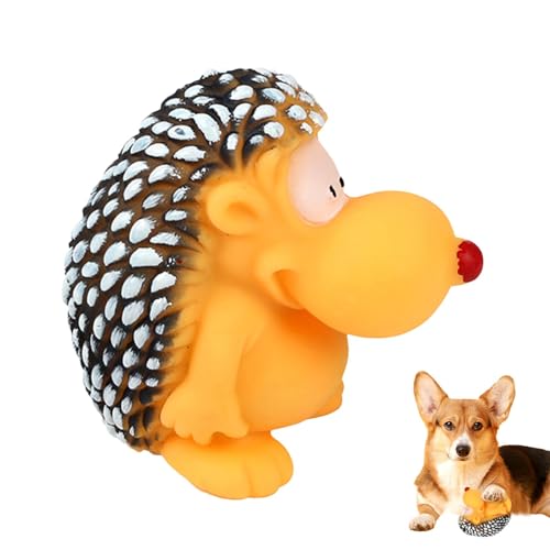 Befeixue Robustes Igel-Hundespielzeug zum Kauen, Hundespielzeug Igel mit Quietschgeräusch | Interaktives Kauspielzeug für Welpen,Robustes Kauspielzeug für Hunde, interaktiv für Haustiere, von Befeixue