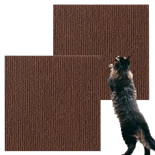 Kletternder Katzenkratzer, Katzen Kratzpads Wandaufkleber, Wand Montierte Kratzmatte Für Katzen, Trimmbarer Kratzteppich Für Katzen, Sofa Wandschutz, Kletterkatzen Kratzkratzer Aufkleber von Befeixue