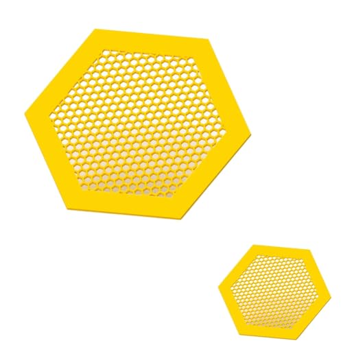 Begchy 3D-gedruckte schwimmende Bieneninsel-Bienenbewässerung, Bienen-Bewässerungsstation, Bienen-Insekten-Trinkbecher für Garten, Bienenfutterspender D von Begchy