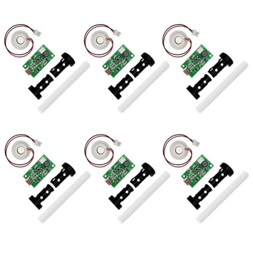 Begchy 6 Stück DC 5 V USB-Luftbefeuchtungsscheibe, Mikro-Schnittstelle, Zerstäubungsantrieb, Leiterplatte für Heimwerker, Zuhause von Begchy