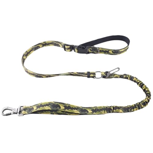 Begchy Explosionsgeschützte Hundeleine für Haustiere, Taillen-Crossbody-Hundeleine mit Freihändiger Bedienung, Grüne Camouflage von Begchy