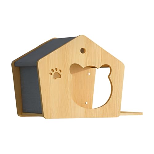 Begchy Kletterwand Aus für Katzen, Sprungplattform für Haustierkatzen, Trainingszubehör B von Begchy