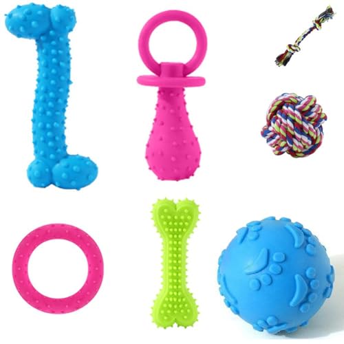 Begchy Spielzeug für Welpen aus Gummi, bissfest, für Hunde, Trainingsspielzeug zur Reinigung der Zähne, Zubehör für Haustiere, Spielzeug für Welpen Begchy Spielzeug für Welpen aus Gummi, bissfest, für Hunde, Trainingsspielzeug zur Reinigung der Zähne, Zubehör für Haustiere, Spielzeug für Welpen von Begchy
