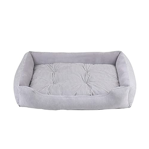 Hundebett Katzen Matten Hundesofa Doppelzweckkissen Bequemes Nest Hunde Winter Haus Pad Haustier Zubehör (A 80 cm) von Begonial