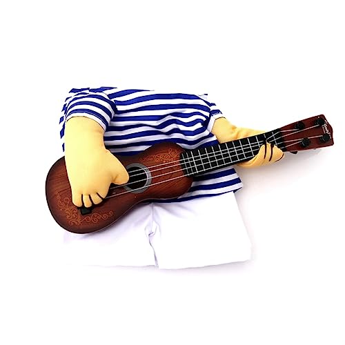 Beifenl ClothesDog Clothes Guitar ClothingCat and Dog Pet ClothingStanding Clothes Guitar Transformation ClothesFunny Clothes-S von Beifenl