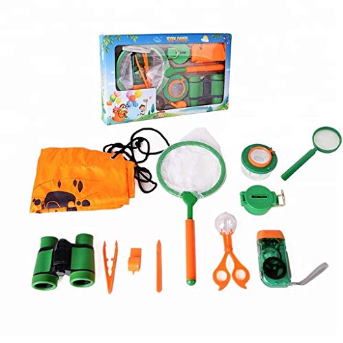 Beimus 10pcs Tragbare Outdoor Set Insekten Fänger Tools Outdoor Set Mit Taschenlampenausschweifungsschere Kompasspfiff von Beimus