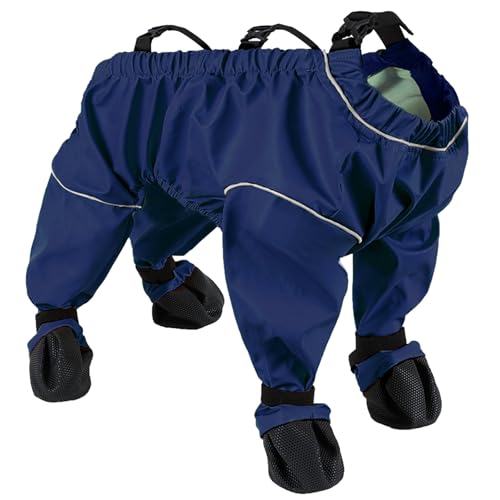 Beimus Atmungsaktive Haustierhose mit Fußabdeckungen, rutschfeste und schmutzabweisende Hundehose mit Fußabdeckungen, für drinnen und draußen von Beimus