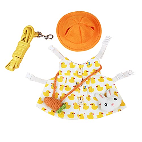 Beimus Kleid Kaninchen Urlaub Kostüm Süßes Geschirr Leine Set Mit Kleine Tiere Accessoire Für Schweinwein Hedgehog S/für M/ von Beimus