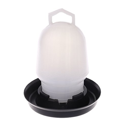 Beimus Küken Feeder Waterer Set Baby Küken Waterer Feeder mit Tragegriff Kapazität 0.5L Huhn Wasserspender Haustier von Beimus