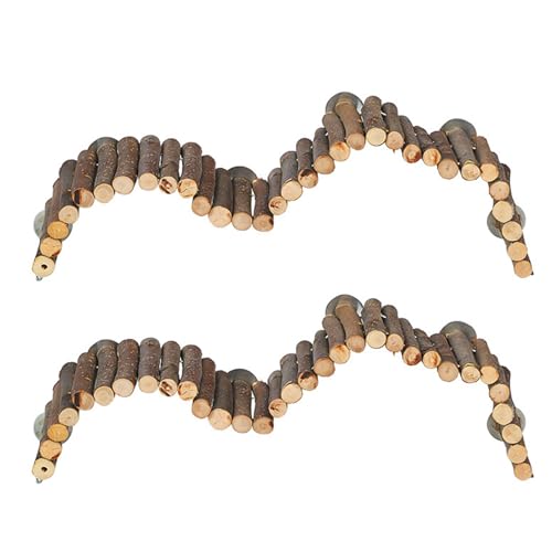 Übungsleiter Für Vogel Vogelkäfig Stehbar Kautspielzeug Für Alle Größe Vogel Haustier Habitat Entertainment Toy 2pcs von Beimus