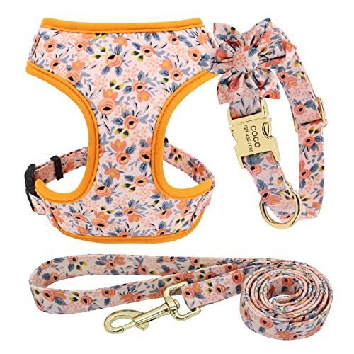 Beirui Personalisierbares geschirre, halsbã¤nder & leinen fã¼r Hunde, niedliches Mädchen-Hundehalsband und Leine Set mit Abnehmbarer Blume, weiches Netz hundegeschirr kleine mittelgroße Grosse Hunde Beirui Personalisierbares geschirre, halsbã¤nder & leinen fã¼r Hunde, niedliches Mädchen-Hundehalsband und Leine Set mit Abnehmbarer Blume, weiches Netz hundegeschirr kleine mittelgroße Grosse Hunde von Beirui