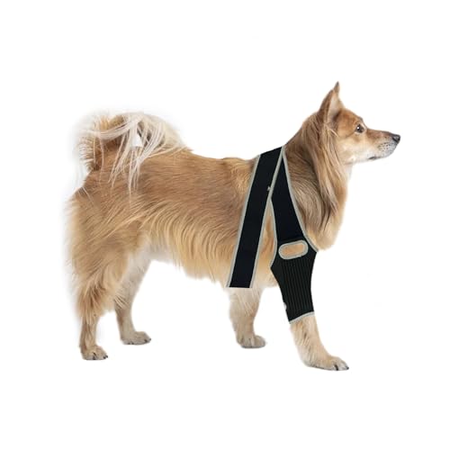 Bekasa Recovery Sleeve Hund, Kniebandage Hund Hundebeinstützen Hinterbeine für Hunde Chirurgie Ellenbogenschutz (L) von Bekasa