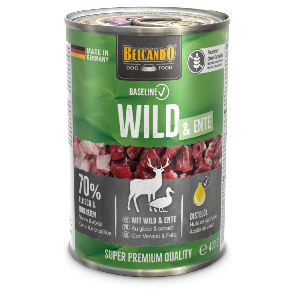 Belcando Baseline 6 x 400 g - Wild & Ente von Belcando Baseline