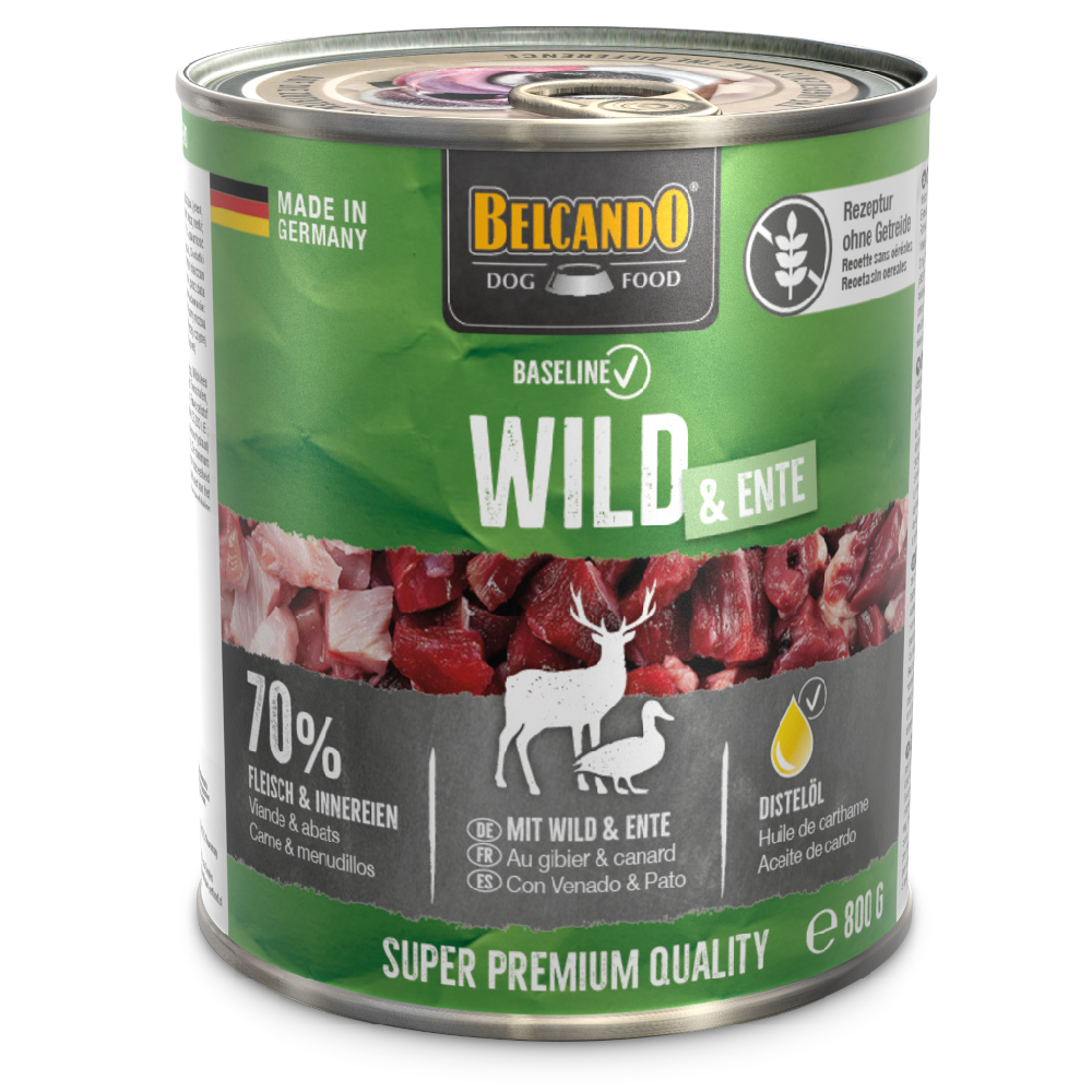 Belcando Baseline 6 x 800 g - Wild & Ente von Belcando Baseline