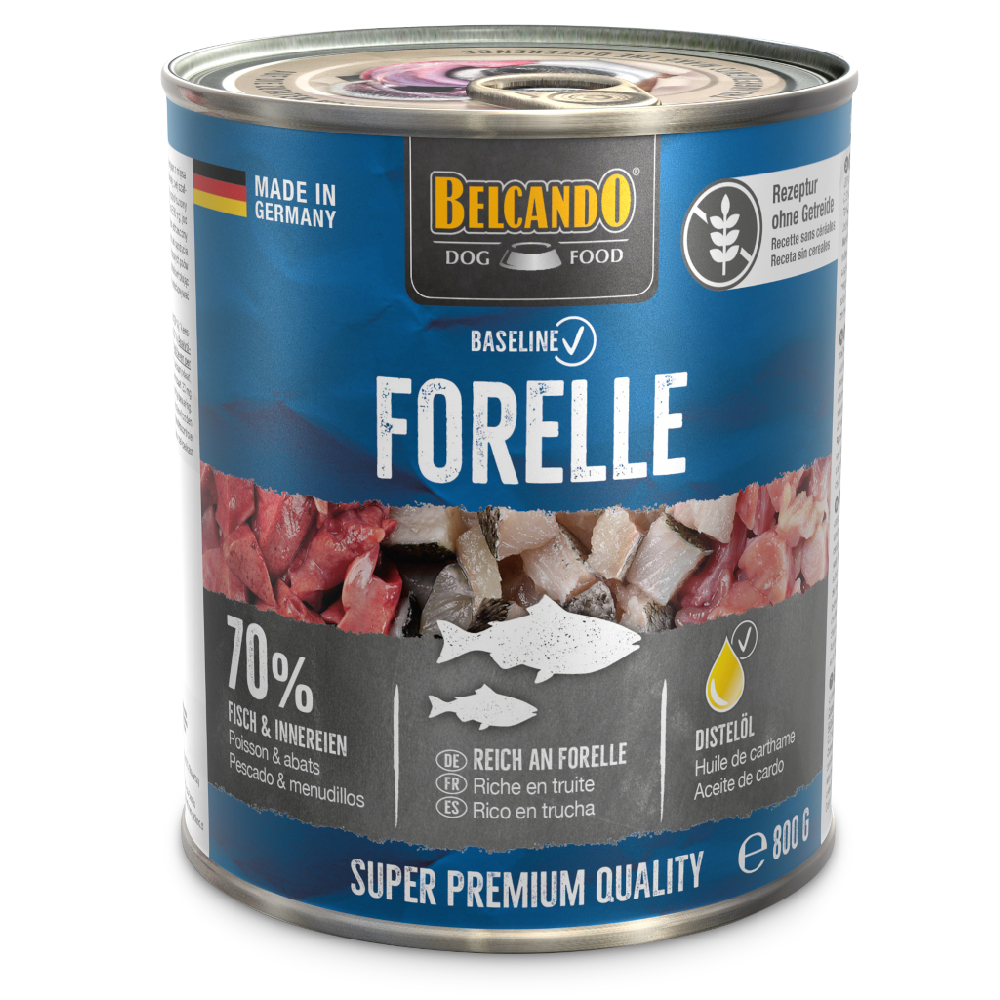 Sparpaket Belcando Baseline 24 x 800 g - Forelle von Belcando Baseline