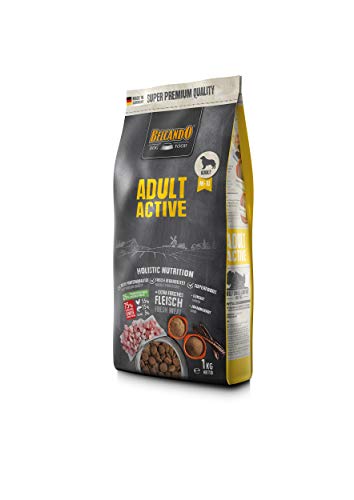 Belcando Adult Active Hundefutter | Trockenfutter für aktive Hunde & Sporthunde | Alleinfuttermittel für ausgewachsene Hunde ab 1 Jahr (1 kg neu) von Belcando