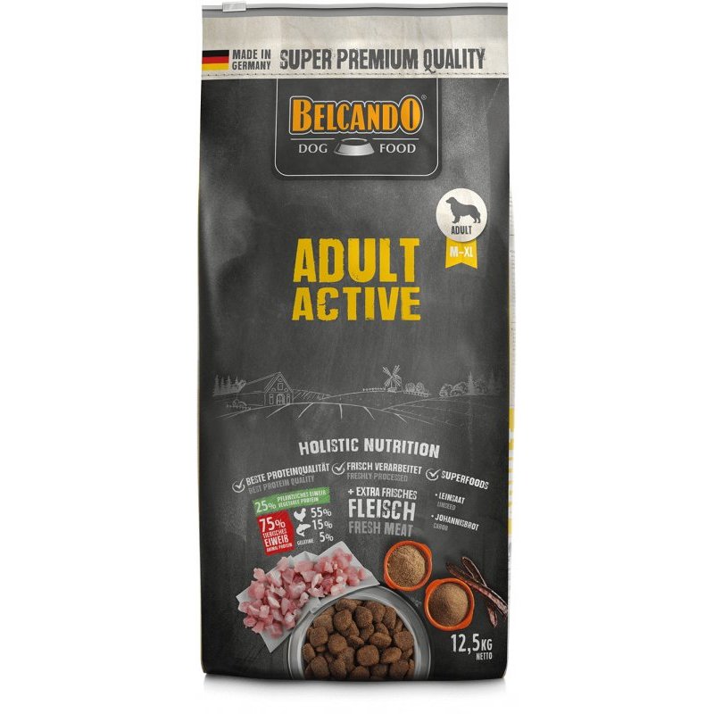 Belcando Adult Active - Sparpaket 2 x 12,5 kg (3,60 € pro 1 kg) von Belcando