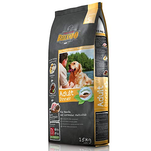 Belcando Adult Dinner [15 kg] Hundefutter | Trockenfutter für Hunde | Alleinfuttermittel für ausgewachsene Hunde Aller Rassen ab 1 Jahr von Belcando