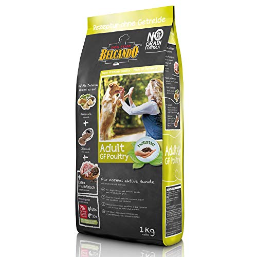 Belcando Adult GF Poultry [1 kg] Hundefutter | Rezeptur ohne Getreide | Alleinfuttermittel für ausgewachsene Hunde ab 1 Jahr von Belcando