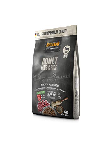 Belcando Adult Lamb & Rice [4 kg] Hundefutter | Trockenfutter mit Lamm für empfindliche Hunde | Alleinfuttermittel für ausgewachsene Hunde ab 1 Jahr von Belcando