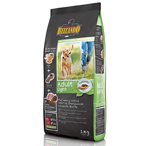 Belcando Adult Light [1 kg] Hundefutter | Trockenfutter für übergewichtige Hunde | Alleinfuttermittel für ausgewachsene Hunde ab 1 Jahr von Belcando